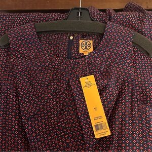 Tory Burch Dress Maxine Dress in Admiral Blue Cayley Women's Size 12. NWT.